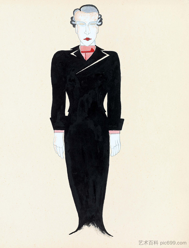 《霍夫曼的故事》服装设计 Costume Design for Tales of Hoffmann (1929),拉兹洛·莫霍利·纳吉