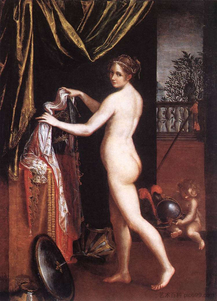 密涅瓦敷料 Minerva Dressing (1613),拉维尼亚·丰塔纳