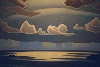 从北岸，苏必利尔湖 From the North Shore, Lake Superior (1927)，劳伦斯哈里斯