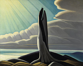 北岸，苏必利尔湖 North Shore, Lake Superior (1926)，劳伦斯哈里斯
