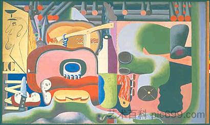 静物樵夫 Nature morte Le bûcheron (1931)，勒·柯布西耶