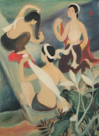 三个沐浴者 The Three Bathers (1938)，黎谱