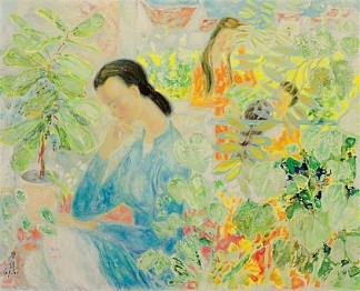 花园里的女人 Woman in a Garden，黎谱