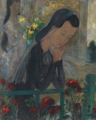 阳台上的女人 Woman on the Balcony (1938)，黎谱