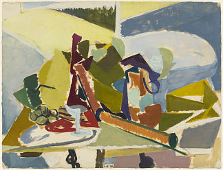 静物画 Still Life (1938)，李·克拉斯纳