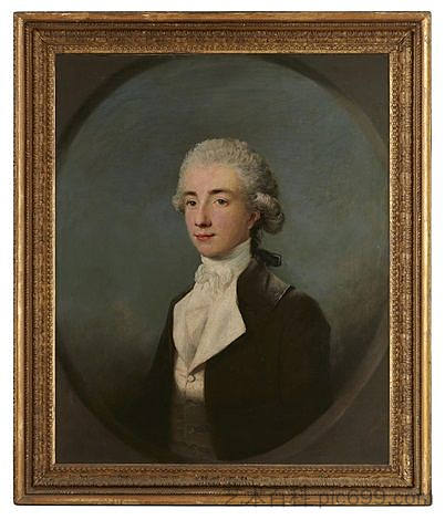 威廉·温德姆的半身肖像后来的第一代格伦维尔勋爵 HALF LENGTH PORTRAIT OF WILLIAM WYNDHAM LATER 1ST LORD GRENVILLE,勒缪尔·弗朗西斯·阿博特