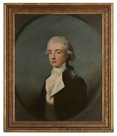 威廉·温德姆的半身肖像后来的第一代格伦维尔勋爵 HALF LENGTH PORTRAIT OF WILLIAM WYNDHAM LATER 1ST LORD GRENVILLE，勒缪尔·弗朗西斯·阿博特