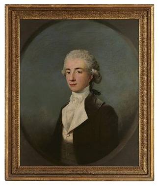 威廉·温德姆的半身肖像后来的第一代格伦维尔勋爵 HALF LENGTH PORTRAIT OF WILLIAM WYNDHAM LATER 1ST LORD GRENVILLE，勒缪尔·弗朗西斯·阿博特