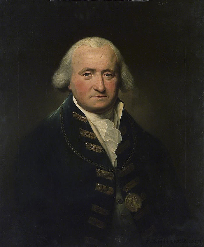 托马斯·帕斯利的肖像 Portrait of Thomas Pasley (1796),勒缪尔·弗朗西斯·阿博特