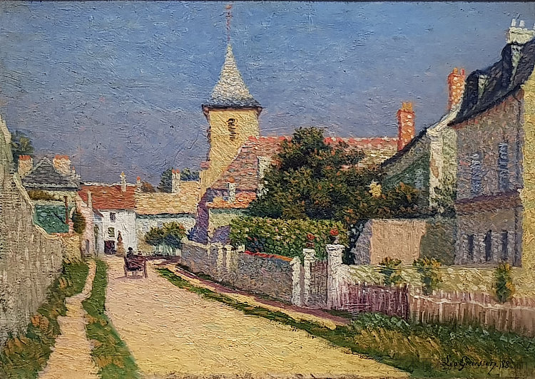 托里尼的穆斯捷街 Rue de Moustier à Thorigny (1888)，利奥·高森