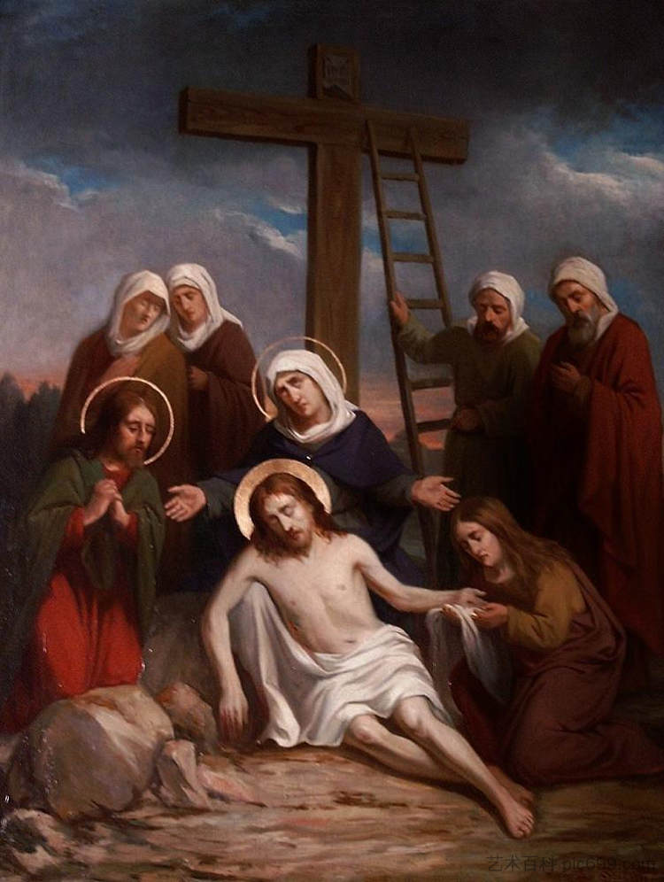 基督的哀歌 Lamentation of Christ (1903; Belgium  )，利奥钢铁