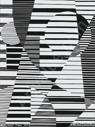 抽象构图 Abstract Composition (1960)，列昂亚瑟图坦健