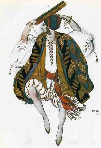 克利奥帕特拉犹太舞蹈 Cleopatre danse juive (1910)，莱昂·巴克斯特