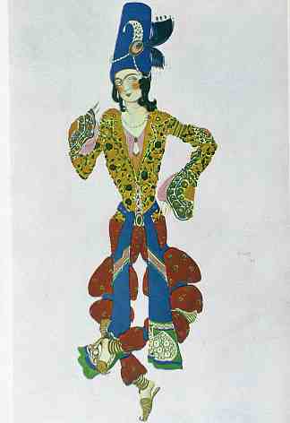 尼金斯基的服装 Costume for Nijinsky (1910)，莱昂·巴克斯特