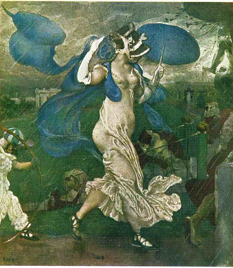 倾盆大雨 Downpour (1906)，莱昂·巴克斯特