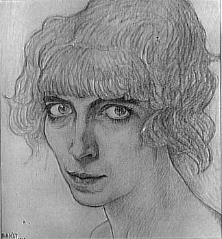 卡萨蒂马尔凯萨的肖像 Portrait of the Marchesa Casati (1912)，莱昂·巴克斯特