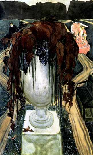 花瓶（自画像） Vase (self-portrait) (1906)，莱昂·巴克斯特