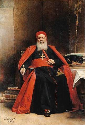 红衣主教查尔斯·拉维格里 Le cardinal Charles Lavigerie (1888)，莱昂·博纳