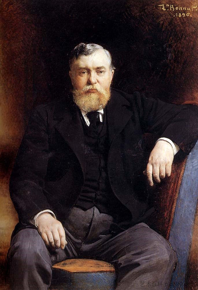 V.N.特尼舍夫王子的肖像 Portrait of Prince V. N. Tenishev (1896)，莱昂·博纳