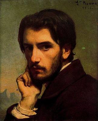 自画像 Self-portrait (1855)，莱昂·博纳