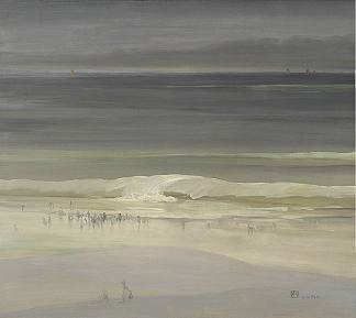 海滨 The Seashore (1900)，莱昂达博