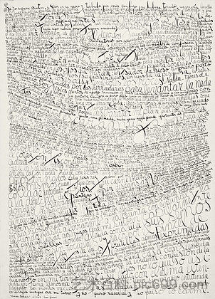 书面绘画 Written painting (1964)，莱昂·法拉利