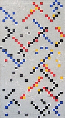 英寸方块 3 号 Inch Squares No. 3 (1949)，利昂·波克·史密斯