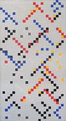 英寸方块 3 号 Inch Squares No. 3 (1949)，利昂·波克·史密斯