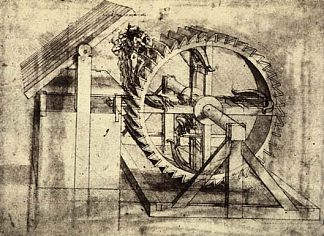 弩机 Crossbow Machine (c.1481; Milan,Italy                     )，达芬奇