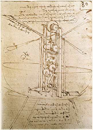 飞机 Flying machine (c.1487; Milan,Italy                     )，达芬奇