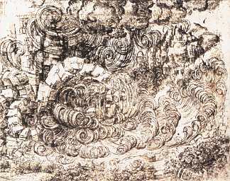自然灾害 Natural disaster (c.1517; Paris,France                     )，达芬奇