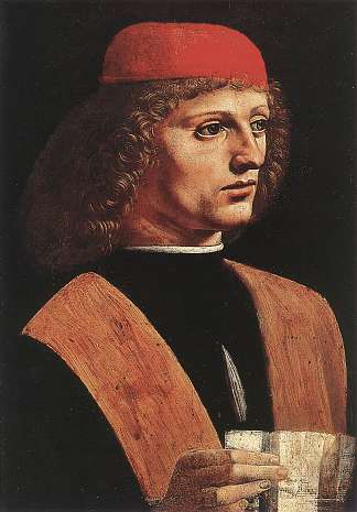音乐家的肖像 Portrait of a Musician (c.1483 – 1487; Milan,Italy                     )，达芬奇