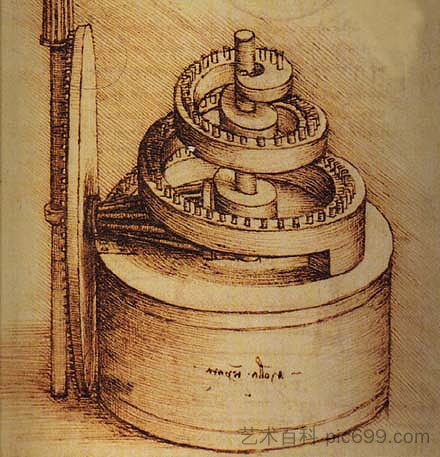 弹簧装置 Spring Device (c.1500; Italy ),达芬奇