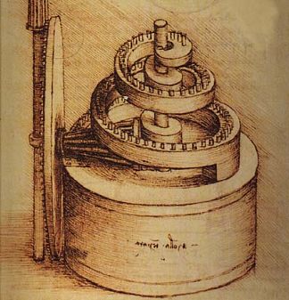 弹簧装置 Spring Device (c.1500; Italy                     )，达芬奇