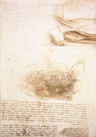 水的研究 Studies of water (c.1510; Milan,Italy                     )，达芬奇