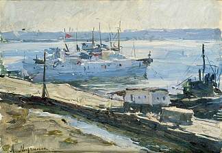 伊利奇夫斯克渔港 Fishing Harbor of Illichivsk (1960)，列奥尼德穆什尼克