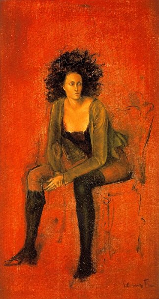 梅雷特·奥本海姆的肖像 Portrait de Meret Oppenheim (1938)，莱昂诺尔·菲尼