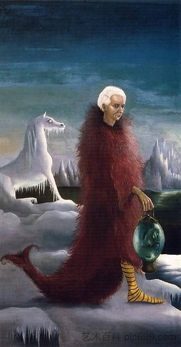 马克斯·恩斯特的肖像 Portrait of Max Ernst (1939)，利奥诺拉·卡林顿