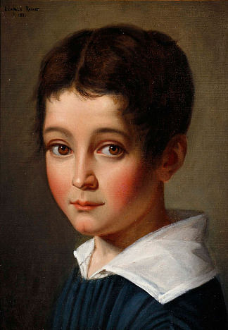 一个孩子的肖像 Portrait of a Child (1831)，路易斯·利奥波德·罗伯特