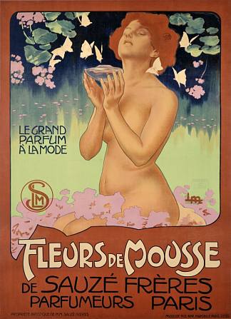 苔藓花 Fleurs-de-mousse (1898)，利奥波德·梅特利科维茨