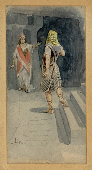 阿伊达，第四幕第二幕 Aida, Act IV Scene 2 (1902)，利奥波德·梅特利科维茨