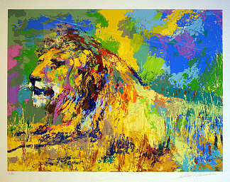 休息的狮子 Resting Lion，勒罗伊·内曼