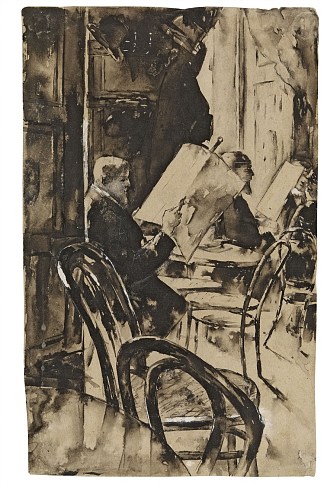 Im Cafe Bauer Im Café Bauer (1887)，雷瑟·里