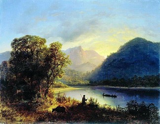 山湖 Mountain lake (1852)，列夫拉格里奥