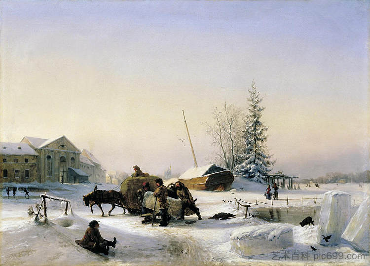 冰的运输 Transportation of Ice (1849)，列夫拉格里奥