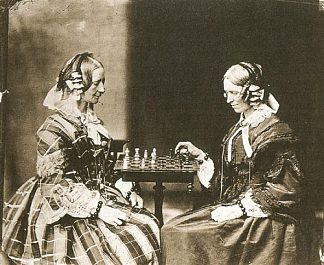玛格丽特·安妮和亨丽埃塔·玛丽·卢特维奇 Margaret Anne and Henrietta Mary Lutwidge (1859)，刘易斯·卡罗