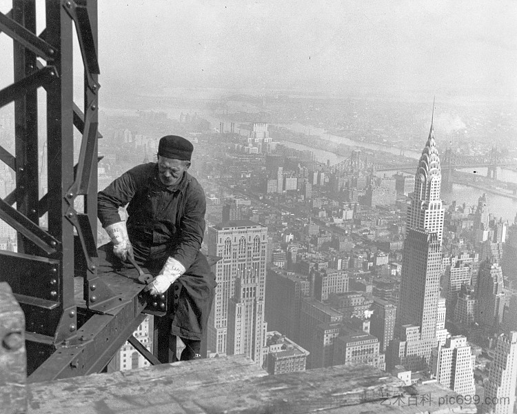 老计时器结构工人 Old Timer Structural Worker (1930)，刘易斯·海因