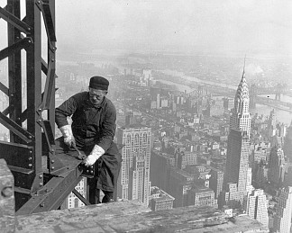 老计时器结构工人 Old Timer Structural Worker (1930)，刘易斯·海因
