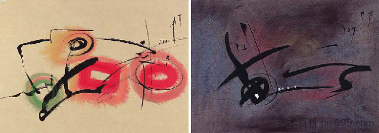 无题（双联画） Untitled (Diptych)，李元娟