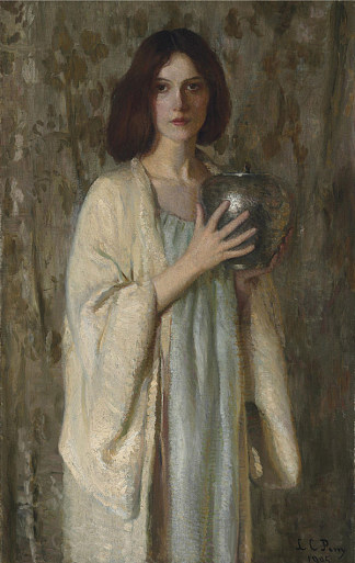 银花瓶 The Silver Vase (1905)，利亚·卡伯特·佩里